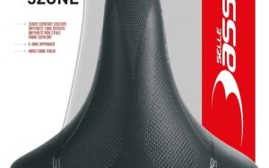 Selle Bassano zadel Volare XXL Cruiser-Zwart